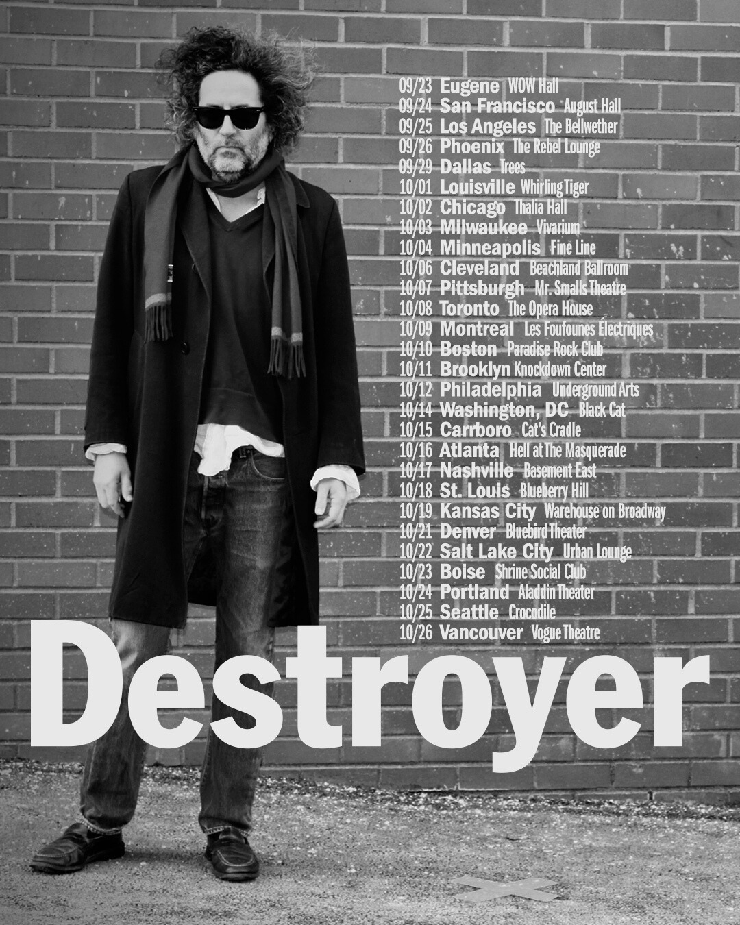 Destroyer Dan's Boogie Tour Poster 2026